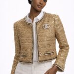 Opulence Gold Sequin Pearl-Embellished Jacket