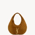 Ysl Icare quilted bag in suede