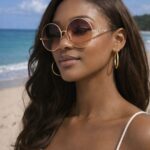 Chloé “Golden Riviera” Signature Round Sunglasses