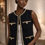 Chanel noir Elegance vest.
