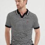 Brunello Cucinelli Striped Knit Polo Shirt (Luxury Casual Edition)