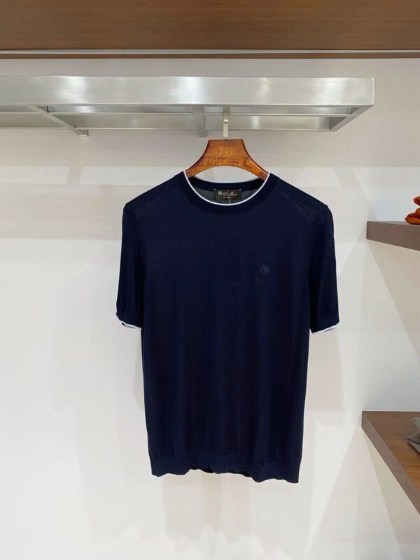 Loro Piana Fine Knit Crew Neck Tee - Image 2