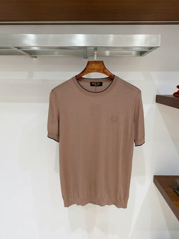Loro Piana Fine Knit Crew Neck Tee - Image 4