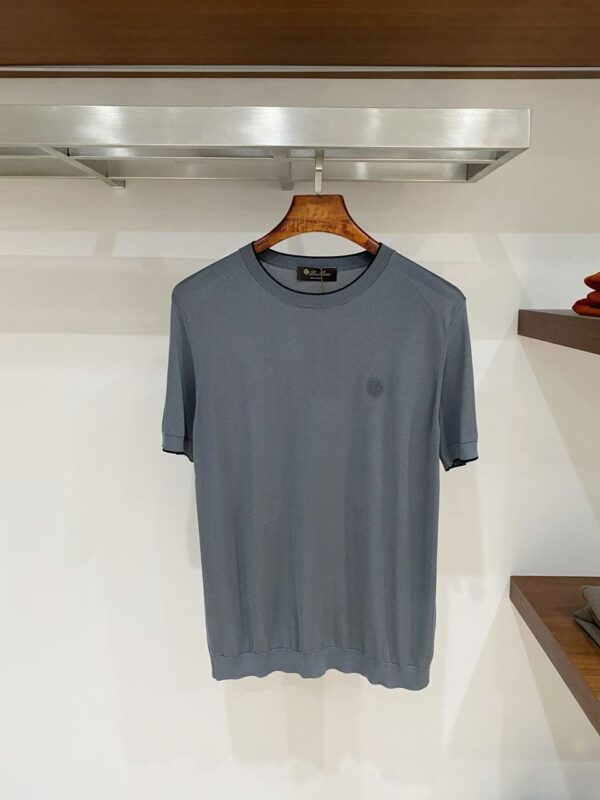 Loro Piana Fine Knit Crew Neck Tee - Image 7