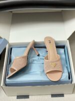 Prada Mesh Heeled mules