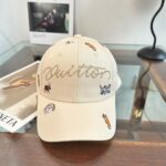 LV bedazzled hat