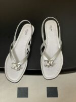 Celine Triomphe Slingback Flat Sandals - Image 5