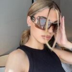 Chanel Oversized Shield Sunglasses