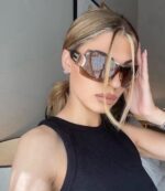 Chanel Oversized Shield Sunglasses