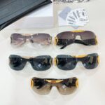 Chanel Oversized Shield Sunglasses - Image 2