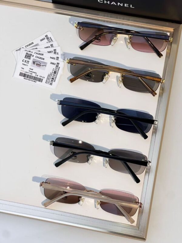 Chanel rimless sunglasses - Image 3