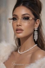 Chanel rimless sunglasses