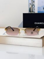 Chanel rimless sunglasses - Image 8