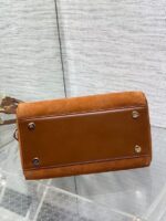 Lady Dior Cannage Leather / suede Handbag - Image 13