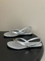 Celine Triomphe Slingback Flat Sandals - Image 2