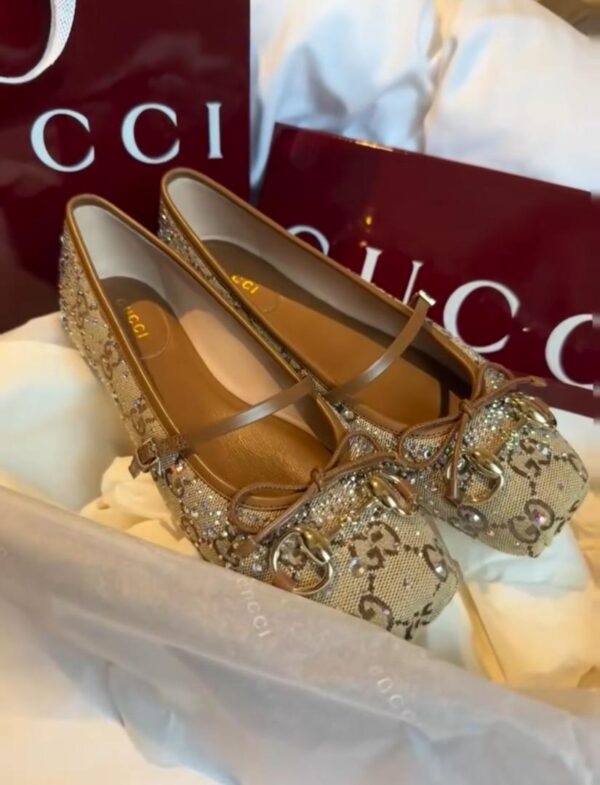 Women’s GG Crystal Gucci horse Bit - Image 7