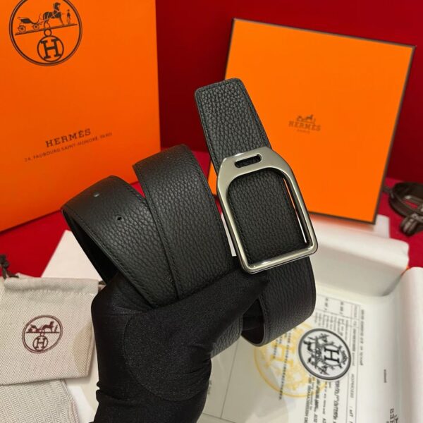 SS26 Hermes reversible leather belt - Image 2