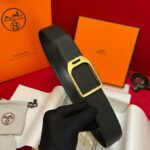 SS26 Hermes reversible leather belt - Image 4