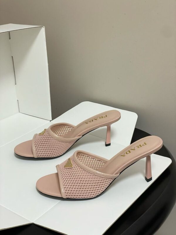 Prada Mesh Heeled mules - Image 8