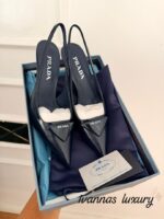 Prada Patent Leather Slingback Pumps - Image 2