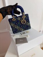 The Midnight Sapphire Lady Dior Bag - Image 4