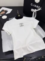 Chanel bedazzled girl top