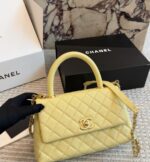CHANEL Top Handle Flap Bag