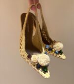 D&G SS26 woven heels