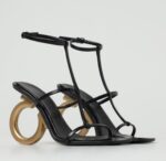 Ferragamo Sculptural Heel Sandals