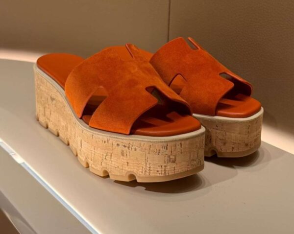 Hermes ss26 women wedge slippers - Image 3