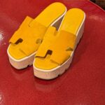 Hermes ss26 women wedge slippers
