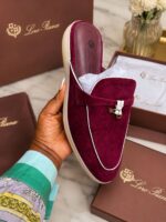 Loro Piana Summer Walk Suede Mule - Image 2